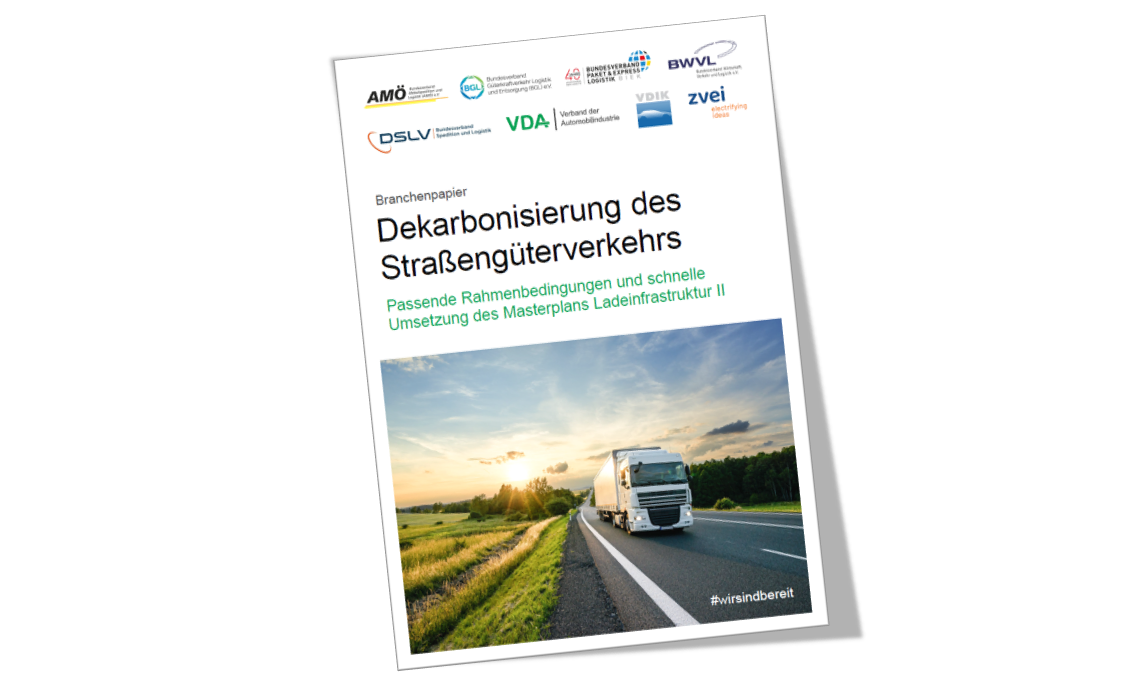 Branchenpapier zur Dekarbonisierung des Straßengüterverkehrs